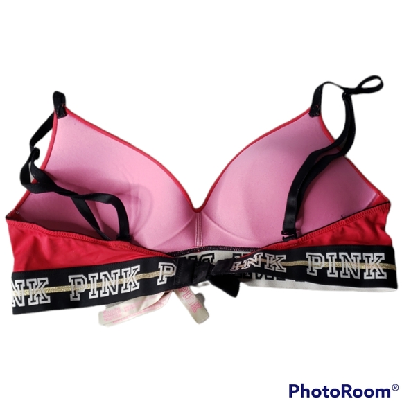 Pink Victoria's Secret Wear Everywhere Wireless Padded Adjustable Sport Bra - Picture 8 of 9